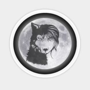 Wolf Trapped in Human Lover of Wolves Gifts Sticker